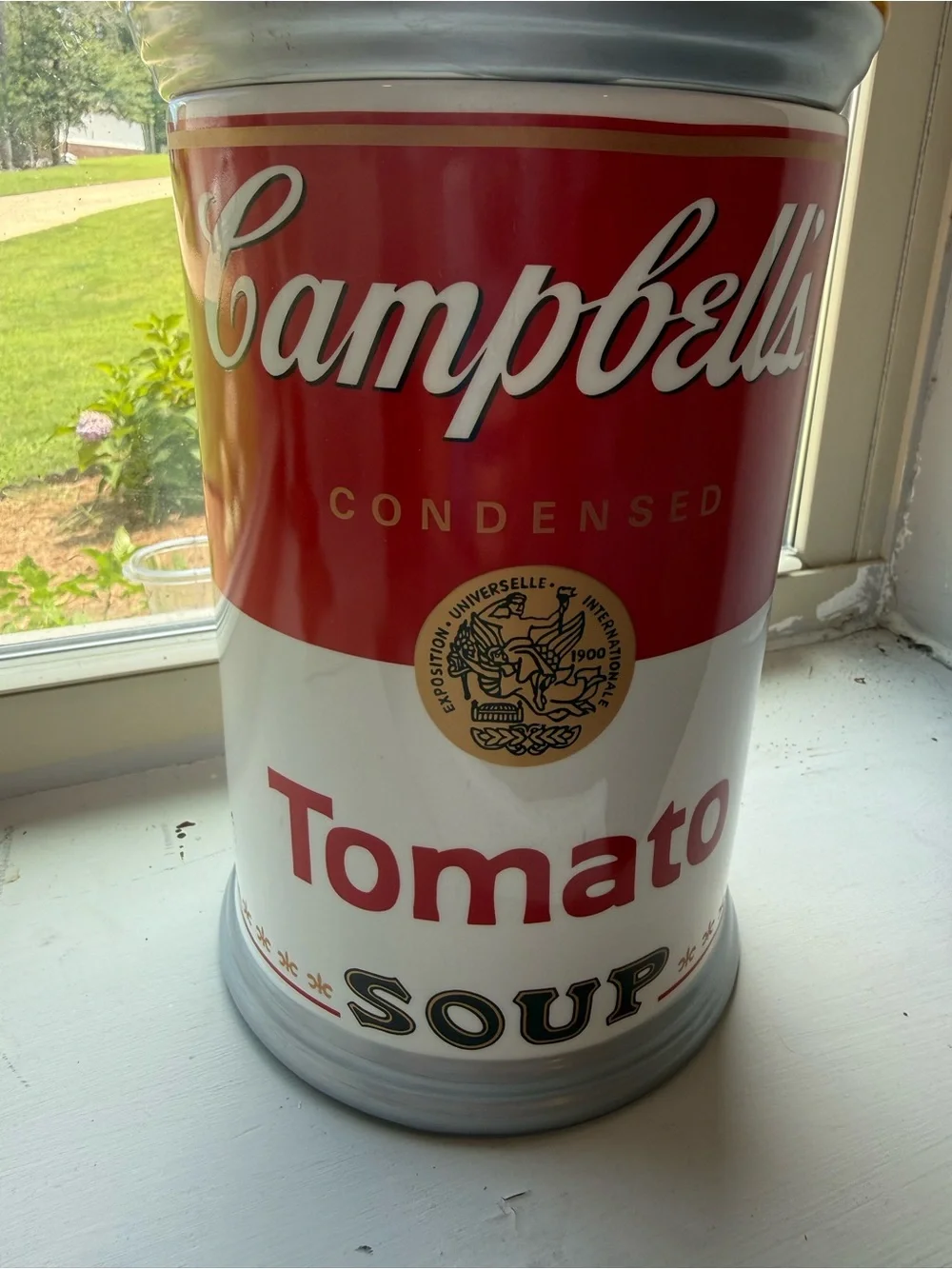 Tomato Soup Can Cookie Jar